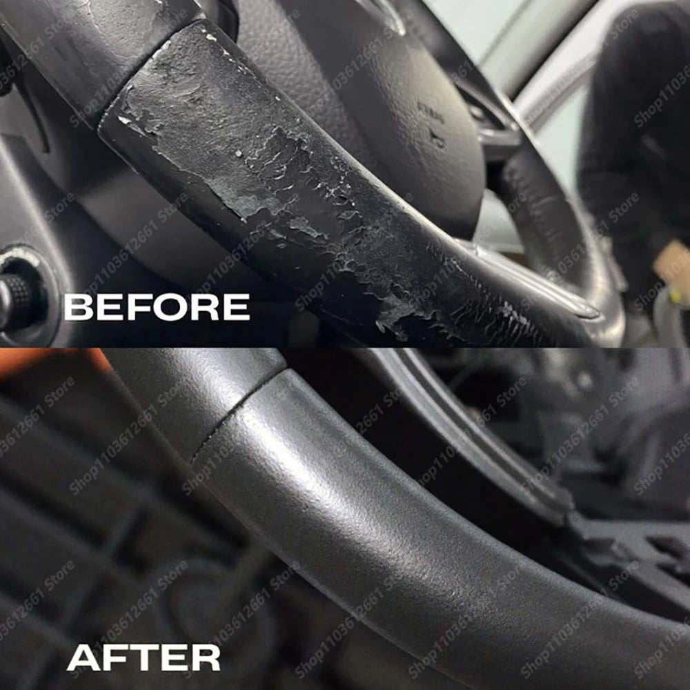 B1267 Car Interior Plastic Leather Scratch Repair Paste Anti-Aging Paste Automotive Tires Seats Steering Wheel Polishing Wax